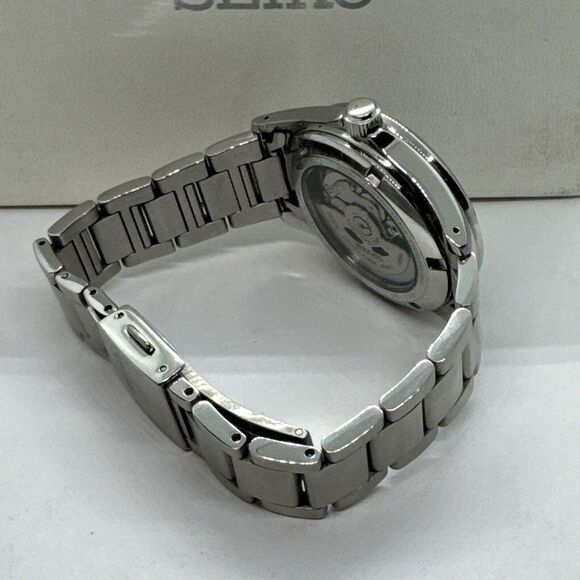 Seiko SZSB013 Men's Silver Stainless Steel Analog Dial Automatic Watch JNA97 - Picture 11 of 12